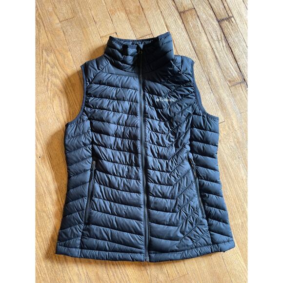 Columbia Womens Black Quilted Puffer Lightweight Vest Size Large - Picture 1 of 7